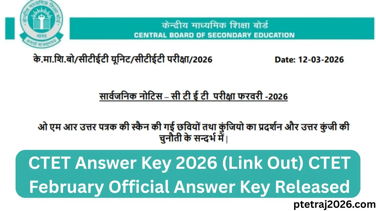 CTET Answer Key 2026